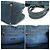 Prada Jeans in denim blu Avio Borsa tote Canapa con stampa logo - vista 5