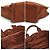 Hermès Borsa Tote Fourre Tout MM in tela di cotone a righe marroni e blu Hermes Marrone - vista 4