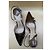 Décolleté slingback Louis Vuitton in vernice marrone - vista 6