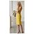 Prada Vintage Seiden-Shift-Kleid mit abstraktem geometrischem Print IT 44 Gelb - Ansicht 3
