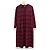 Autre Marque Jersey-Flanellkleid 45R Rot - Ansicht 2