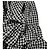 Autre Marque Snidel Gingham Stufenrock Schwarz - Ansicht 5