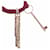 Givenchy Collana con ciondoli geometrici Rosso  - vista 2