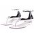 Autre Marque Sandali con listini bianchi Bianco