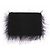 Autre Marque Clutch nera effetto pelliccia Nero