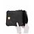 Loewe Borsa Goya Puffer in pelle nera Nero - vista 7