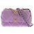 Chanel Borsa 19 in jersey Porpora