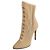 Stivaletti con lacci in mesh e pelle beige Giuseppe Zanotti Taglia 36