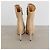 Stivaletti con lacci in mesh e pelle beige Giuseppe Zanotti Taglia 36 - vista 8