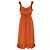For Love & Lemons Polka Dot Midi Kleid – Größe M Weiß Orange