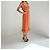 For Love & Lemons Polka Dot Midi Kleid – Größe M Weiß Orange - Ansicht 5