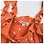 For Love & Lemons Polka Dot Midi Kleid – Größe M Weiß Orange - Ansicht 6