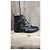 Botas de cano curto de couro preto com tachas Maje - vista 10