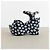 Sandali con zeppa platform in pelle con stampa di stelle Saint Laurent Nero Bianco - vista 4