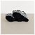 Sandali con zeppa platform in pelle con stampa di stelle Saint Laurent Nero Bianco - vista 9