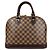 Borsa Louis Vuitton Alma PM Damier Marrone Multicolore Damier ebene - vista 3