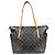 Borsa Tote Louis Vuitton Totally MM Monogram Marrone Multicolore Monogramma - vista 3