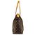 Borsa Tote Louis Vuitton Totally MM Monogram Marrone Multicolore Monogramma - vista 4