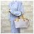 Borsa Tote Louis Vuitton Neverfull PM Damier Azur Bianco Blu Multicolore - vista 2