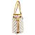 Borsa Tote Louis Vuitton Neverfull PM Damier Azur Bianco Blu Multicolore - vista 4