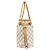 Borsa Tote Louis Vuitton Neverfull PM Damier Azur Bianco Blu Multicolore - vista 5