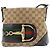 Borsa a Spalla Gucci Horsebit Beige - vista 2