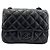 Borsa a Spalla Chanel Mini Matelassé Nero - vista 2