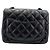 Borsa a Spalla Chanel Mini Matelassé Nero - vista 3