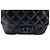 Borsa a Spalla Chanel Mini Matelassé Nero - vista 4