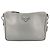 Borsa a tracolla in pelle grigia Prada Marrone - vista 2
