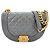 Borsa a tracolla Chanel Boy in grigio Marrone