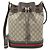 Borsa a tracolla mini bucket Ophidia GG Gucci Marrone