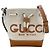 Borsa a tracolla Gucci Lido Collection Logo Print Beige - vista 10
