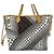 Borsa Tote Louis Vuitton x Yayoi Kusama Neverfull MM Bianco Monogramma - vista 3