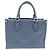 Borsa Louis Vuitton OnTheGo PM Blu - vista 2