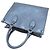 Borsa Louis Vuitton OnTheGo PM Blu - vista 4