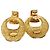 Timeless Orecchini a clip rotondi Chanel Coco Mark da donna - vista 3