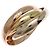 Cartier Trinity Ring in Dreifarben Silber Pink Golden