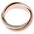 Cartier Trinity Ring in Dreifarben Silber Pink Golden - Ansicht 3