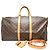 Louis Vuitton Keepall Bandoulière 55 Borsa Boston Marrone