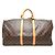 Louis Vuitton Keepall Bandoulière 55 Borsa Boston Marrone - vista 2