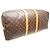 Louis Vuitton Keepall Bandoulière 55 Borsa Boston Marrone - vista 3
