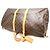 Louis Vuitton Keepall Bandoulière 55 Borsa Boston Marrone - vista 4