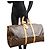 Louis Vuitton Keepall Bandoulière 55 Borsa Boston Marrone - vista 9