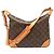 Louis Vuitton Boulogne Schultertasche für Damen Braun