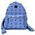 Zaino MCM Visetos in pelle blu
