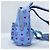 Zaino MCM Visetos in pelle blu - vista 6