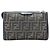 Borsa a tracolla Fendi Double Baguette Marrone - vista 3