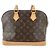 Borsa Louis Vuitton Alma Marrone - vista 2