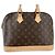 Borsa Louis Vuitton Alma Marrone - vista 3